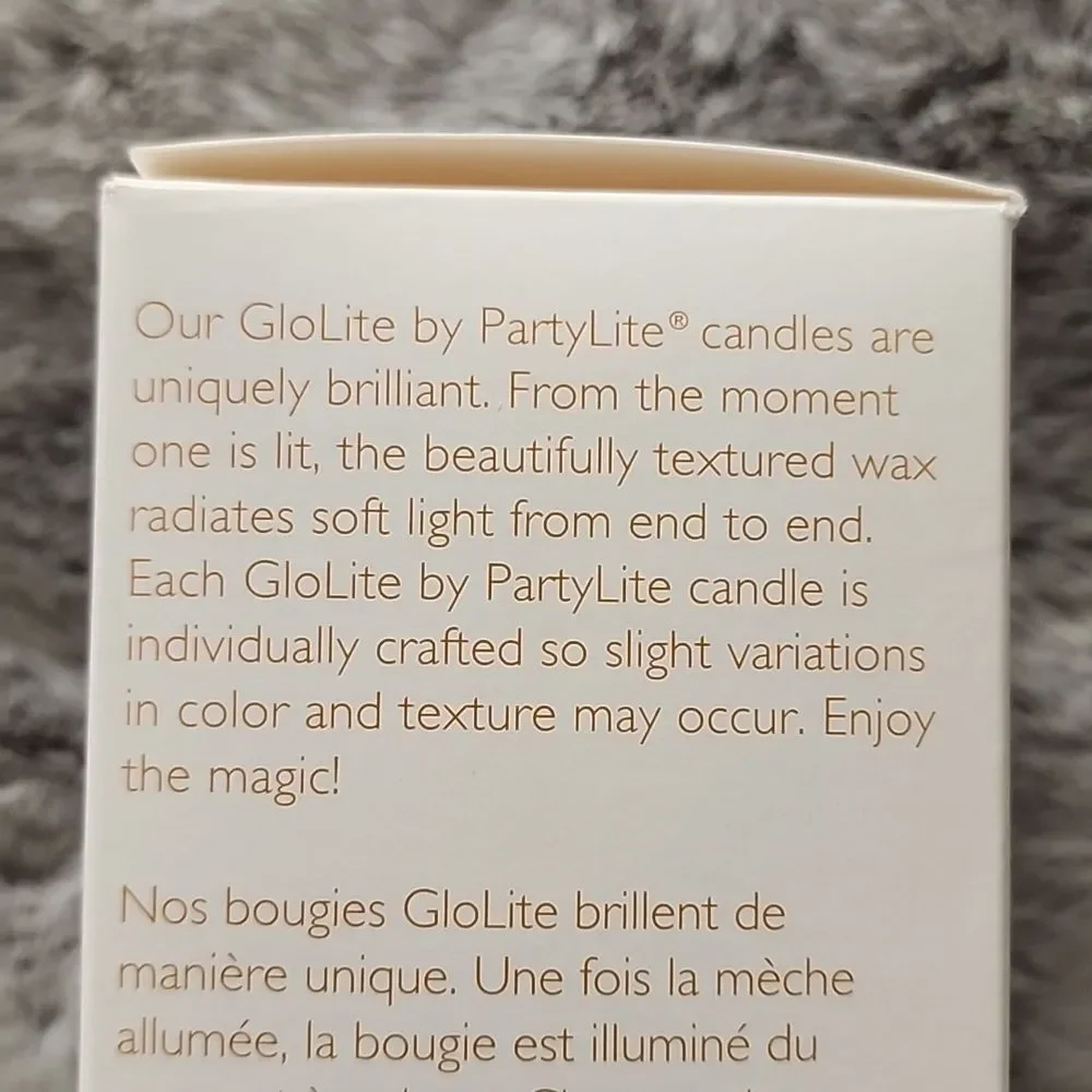 NIB GloLite by Partylite 3 x 4 Pillar Candle‎ in Bamboo Breeze - Picture 10 of 11